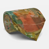 Goldfish Friend Aquarelle Peinture Cravate (Roulé)