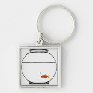 Goldfish in bowl sleutelhanger