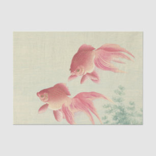 Goldfish Japanse Woodblock Print Tissuepapier