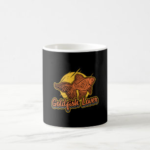Goldfish Lover Aquarium  Retro Animal Koffiemok
