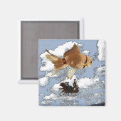 Goldfish Magnet Magneet (Voorkant / Achterkant)