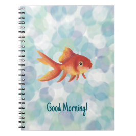 Goldfish Notizbuch im Watercolor+Style  Notitieboek