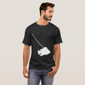 Goldfish on a Leash Fish Pet Aquarium Animal Zoo C T-shirt (Voorkant volledig)