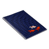Goldfish op Seigaiha Pattern  Japans Notitieboek (Rechterzijde)