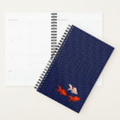 Goldfish op Seigaiha Pattern  Japans Planner (Display)