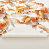 Goldfish Pattern Sierkussen en fleece deken (3/4)