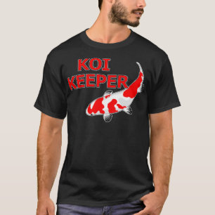 Goldfish Pond Tancho Sanke Koi Keeping Kohaku T-shirt