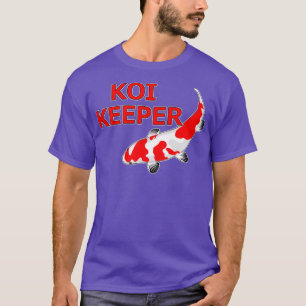 Goldfish Pond Tancho Sanke Koi Keeping Kohaku T-shirt
