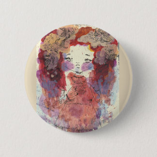 Goldfish Thoughts Pin Ronde Button 5,7 Cm