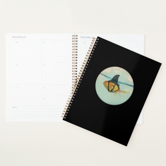 Goldfish with a Shark Fin Planner (Display)