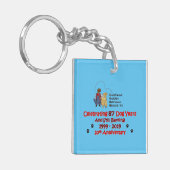 GoldHeart Celebration Sleutelhanger (Voorkant Links)