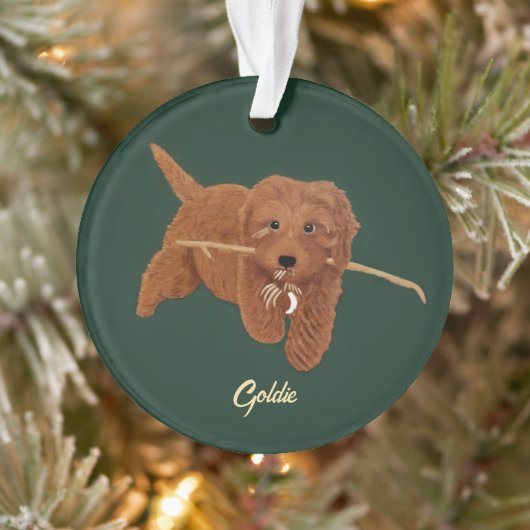 Goldie Doodle Ornament (Boom)