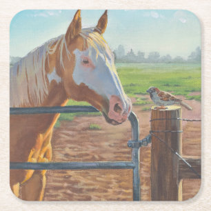 Goldie en Onderzetter van Sparrow Horse Paper