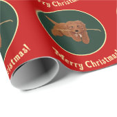 Goldie Golden Doodle Cadeaupapier (Rol Hoek)