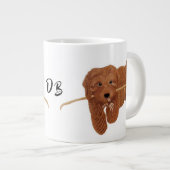 Goldie Golden Doodle Extra Grote Beker (Voorkant rechts)