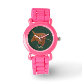 Goldie Golden Doodle Kids Horloge