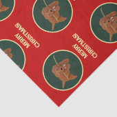 Goldie Golden Doodle Tissuepapier (Detail)