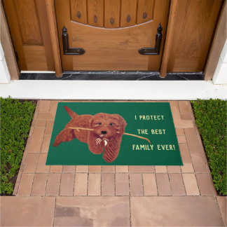 Goldie Golden Guard Dog Large Doormat Deurmat