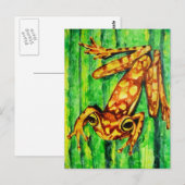 Goldie La Grenouille Arbre Cartes Postales (Devant / Derrière)