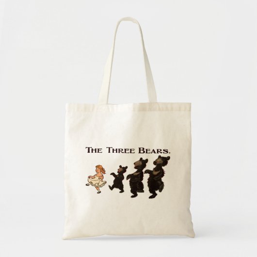 Goldilocks en de drie Beren - Kinderboek Tote Bag (Voorkant)