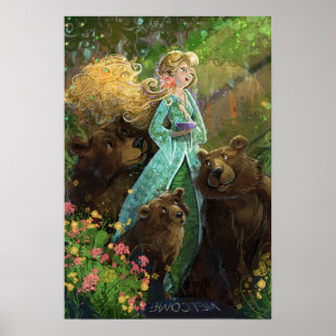 Goldilocks en de drie Beren Poster