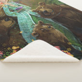 Goldilocks en de drie Beren Sherpa Deken (3/4)