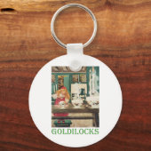 Goldilocks en de drie Beren Sleutelhanger (Voorkant)
