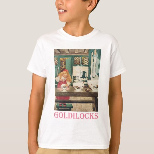 Goldilocks en de drie Beren T-shirt (Voorkant)