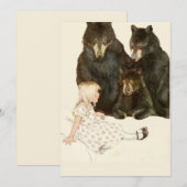 Goldilocks et la carte des trois ours (Devant / Derrière)