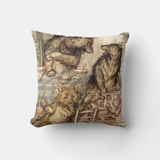 Goldilocks et le coussin de trois ours (Recto)