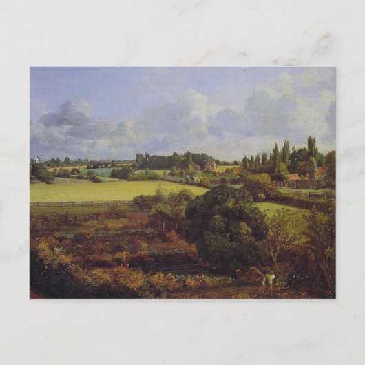 Golding Constable's keukentuin, John Constable Briefkaart (Voorkant)