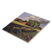 Golding Constable's Vloertuin, beroemd schilderij Tegeltje (Zijkant)