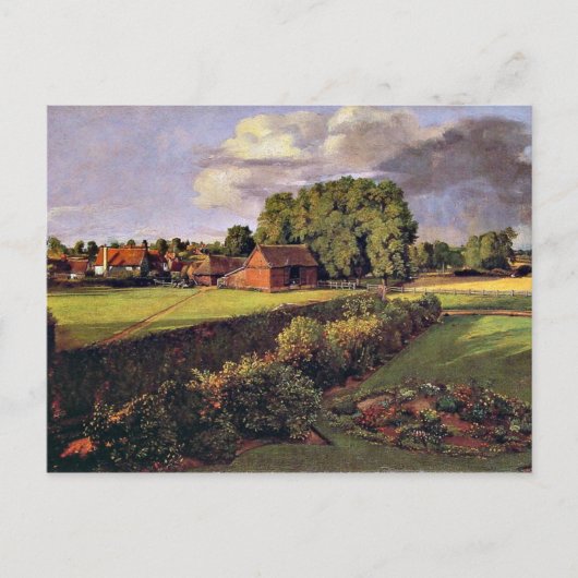Golding Constable's Vloertuinkunst Briefkaart (Voorkant)
