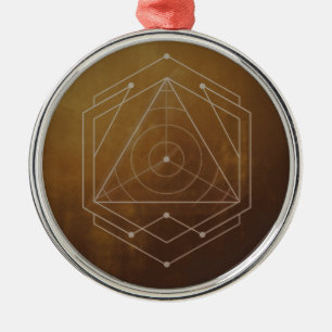 Goldish Metalen Ornament