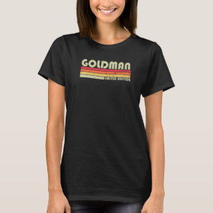 Goldman Surname Retro 80-90-jarige herfst T-shirt