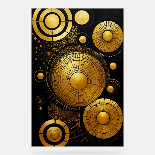 GoldRush 1 Acryl Teken Acryl Bord (Voorkant)