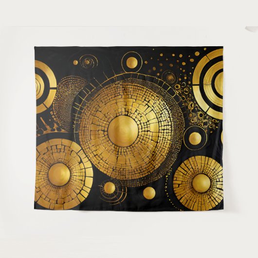 GoldRush 1 wandtapijt Wandkleed (Voorkant (horizontaal))