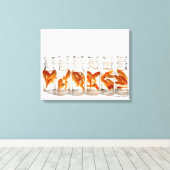Goldvis 7 canvas afdruk (Insitu (Houten vloer))
