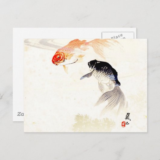 Goldvis Briefkaart (Voorkant / Achterkant)