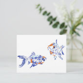 Goldvis Briefkaart (Staand voorkant)