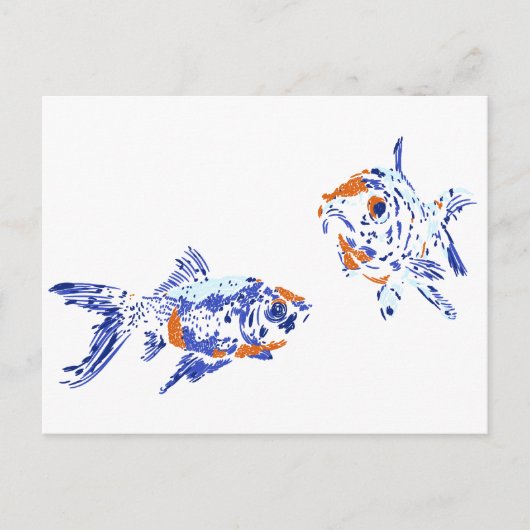Goldvis Briefkaart (Voorkant)