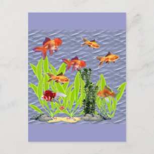 Goldvis Briefkaart