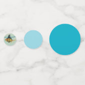 Goldvis met haaienvinnen confetti (Voorkanten)