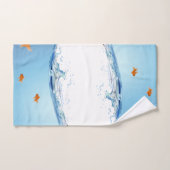 Goldvis onder aquarium handdoek (Handdoek)