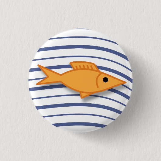 Goldvis Ronde Button 3,2 Cm (Voorkant)