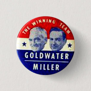 Goldwater-Miller jubelaat - Button