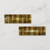 GOLDY-ABSTRACTE profielkaart Mini Visitekaartje (Voorkant / Achterkant)