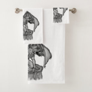 Golem Gargoyle Bad Handdoek