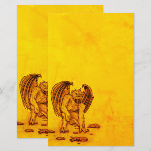 Golem Gargoyle Briefpapier