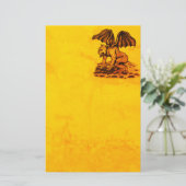 Golem Gargoyle Briefpapier (Staand voorkant)